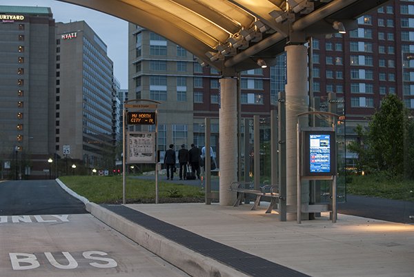 Image of Arlington Transitway stop