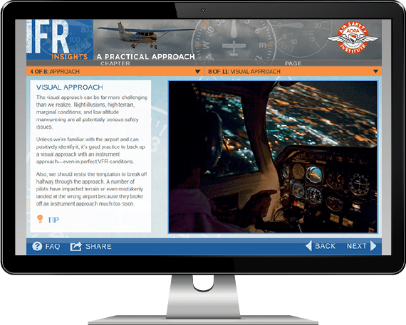 Air Safety Institute screen