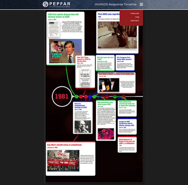 Image of PEPFAR website